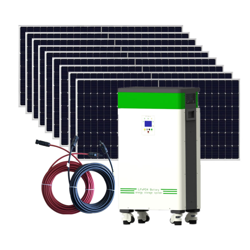 5000W太阳能发电系统一体机